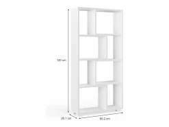 Separador de ambientes blanco 60.2x20.1x120 domus