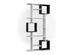 Separador de ambientes blanco/antracita 92x29x187.7 cube