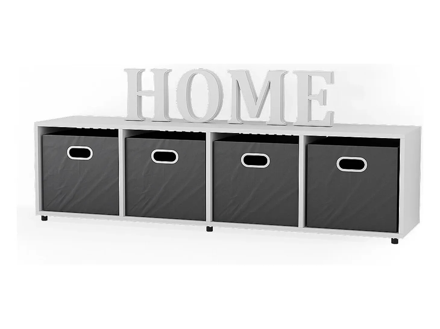 Separador de ambientes blanco 142.5x33x36.2 ludus