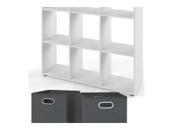 Separador de ambientes blanco 104x29x108 nove