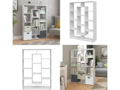 Separador de ambientes blanco 107.2x29x143