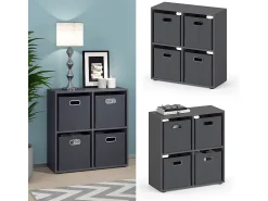 Separador de ambientes gris 72.6x29x72 tetra