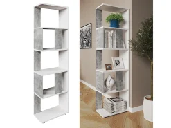 Separador de ambientes hormigón/blanco 45x23.6x162.6