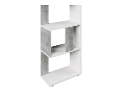 Separador de ambientes hormigón/blanco 45x23.6x162.6