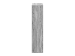 Separador de ambientes madera gris Sonoma 100x33x135 cm