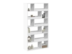 Separador de ambientes madera ingeniería blanco 100x33x187,5 cm