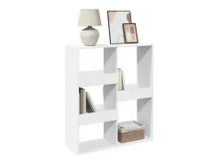 Separador de ambientes madera ingeniería blanco 100x33x115 cm