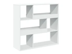 Separador de ambientes madera ingeniería blanco 100x33x94,5 cm