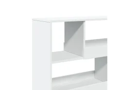 Separador de ambientes madera ingeniería blanco 100x33x94,5 cm