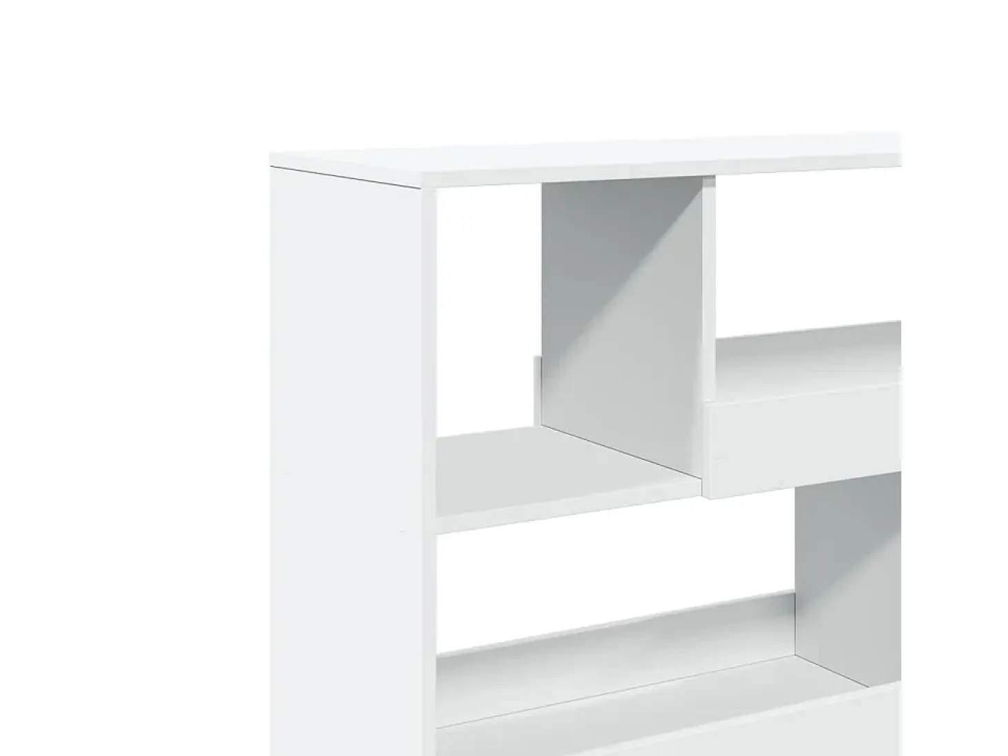 Separador de ambientes madera ingeniería blanco 100x33x94,5 cm