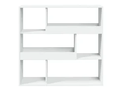 Separador de ambientes madera ingeniería blanco 100x33x94,5 cm