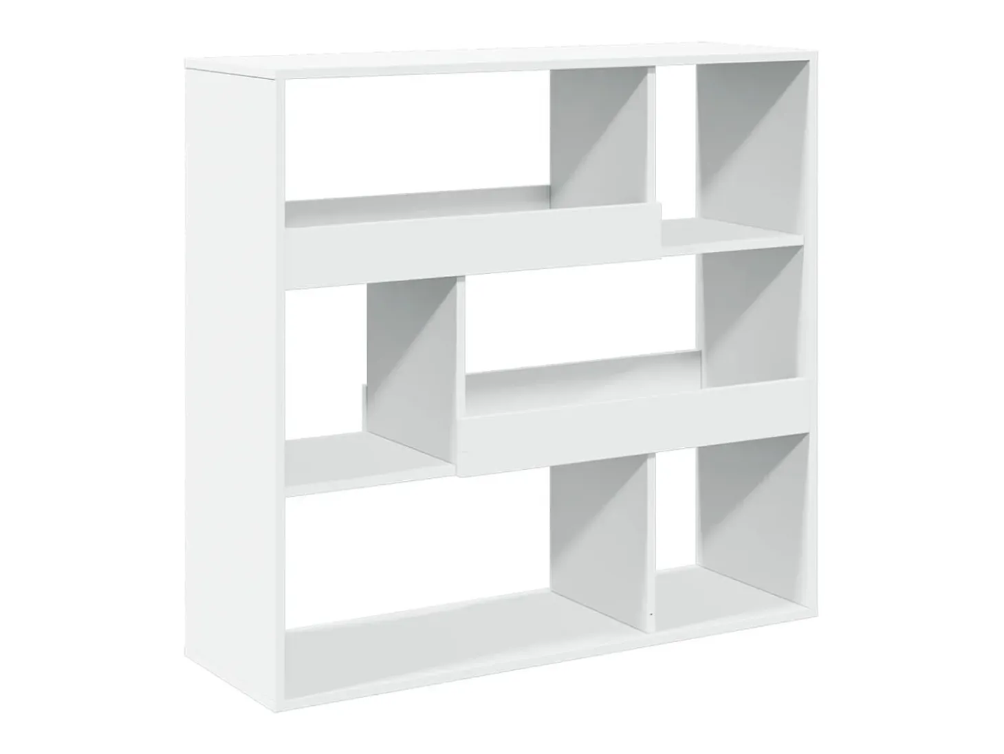 Separador de ambientes madera ingeniería blanco 100x33x94,5 cm