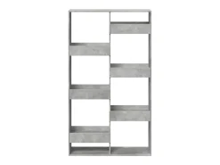 Separador de ambientes madera gris hormigón 100x33x175 cm