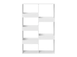 Separador de ambientes madera ingeniería blanco 100x33x155,5 cm