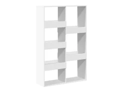 Separador de ambientes madera ingeniería blanco 100x33x155,5 cm