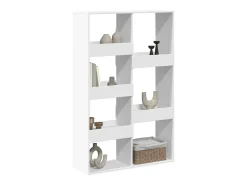 Separador de ambientes madera ingeniería blanco 100x33x155,5 cm