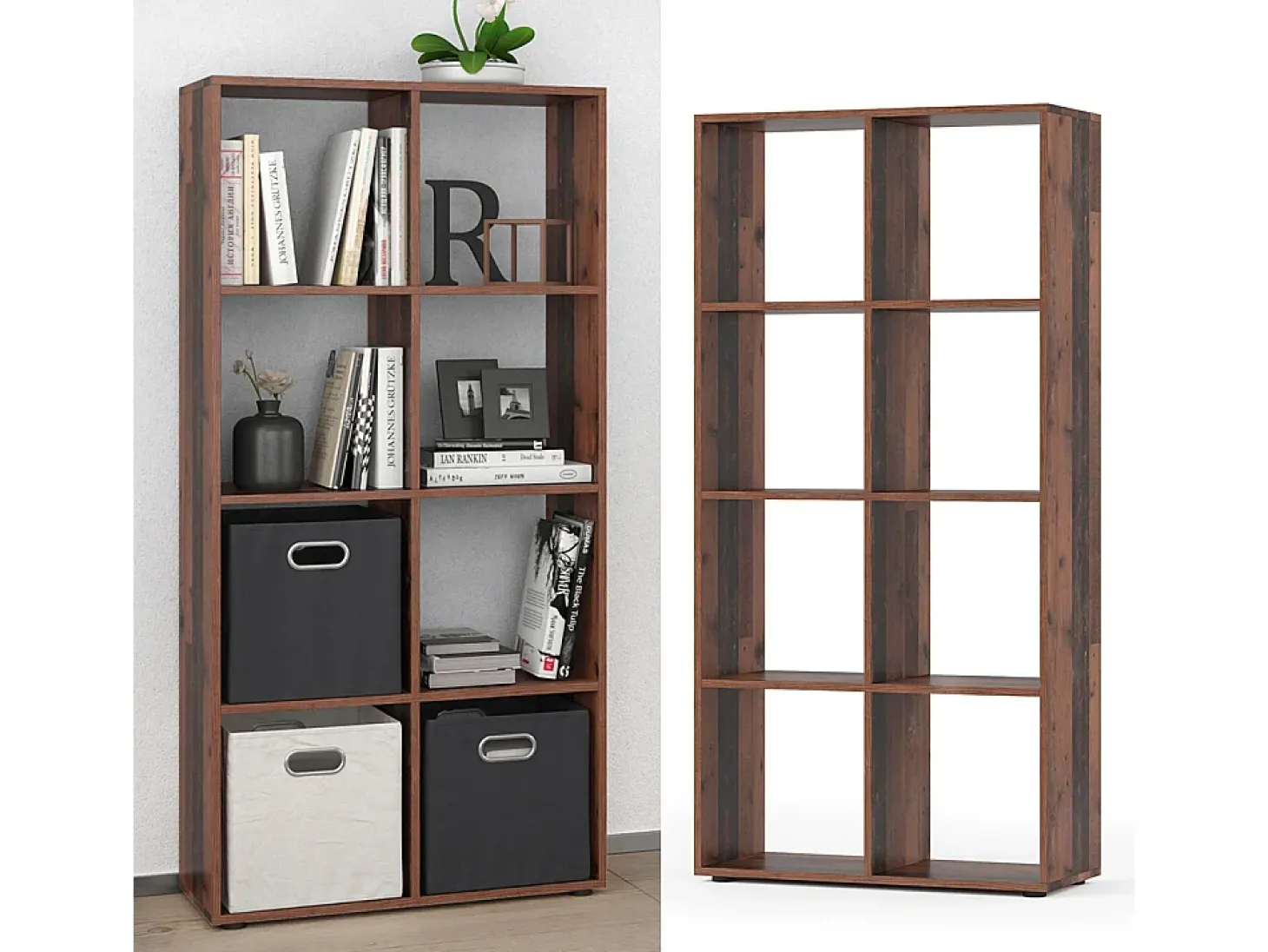 Separador de ambientes madera antigua 143x29x72 scutum
