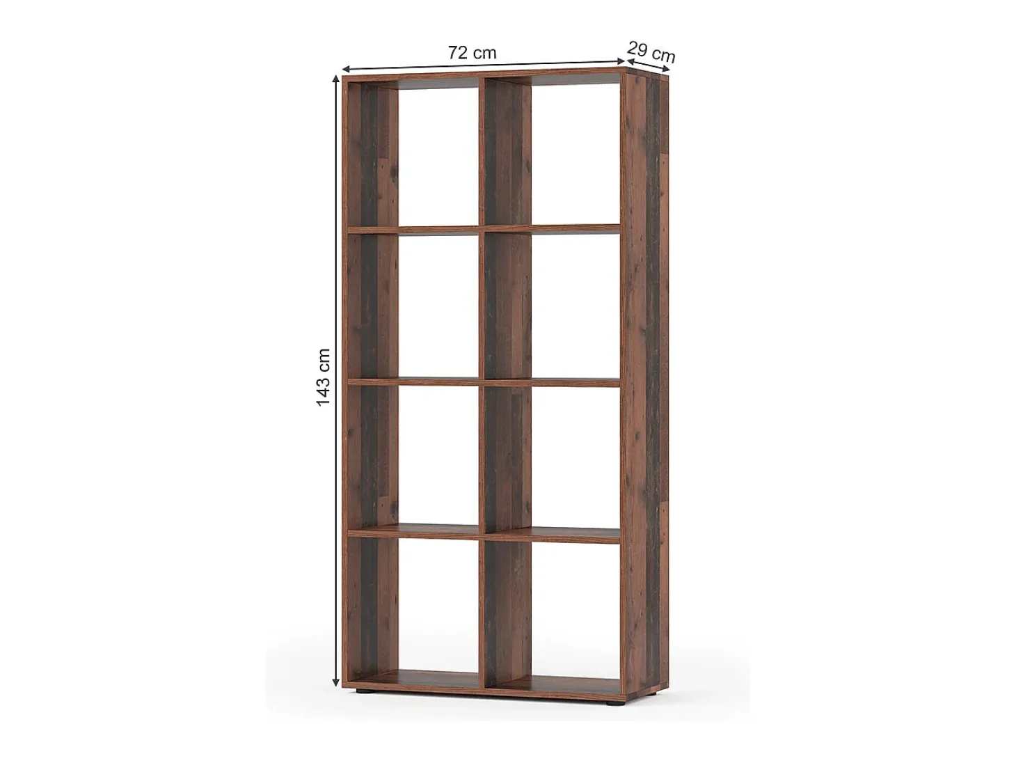 Separador de ambientes madera antigua 143x29x72 scutum