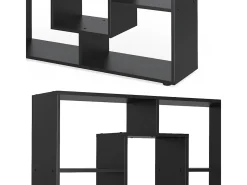 Separador de ambientes negro 107.2x29x143