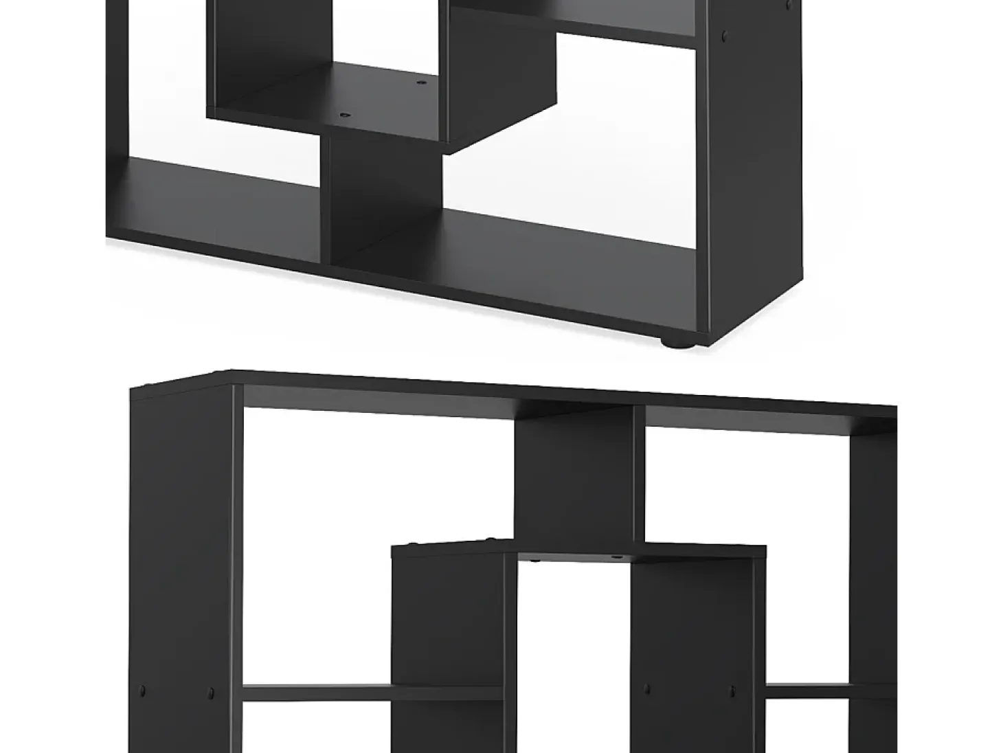 Separador de ambientes negro 107.2x29x143
