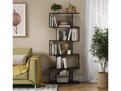 Separador de ambientes negro 70x23.8x164.1 levio