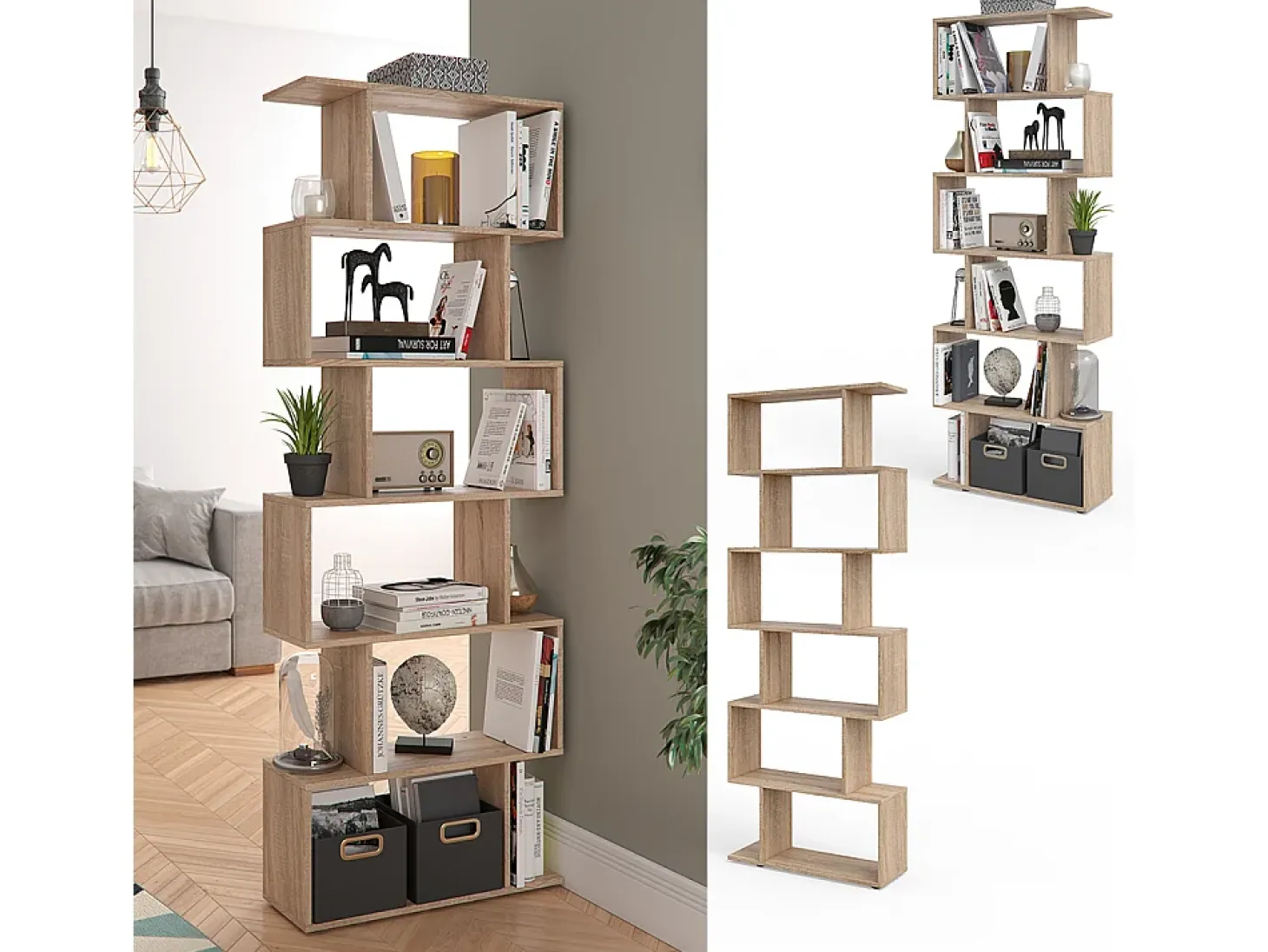 Separador de ambientes sonoma 70x23.8x192.2 levio