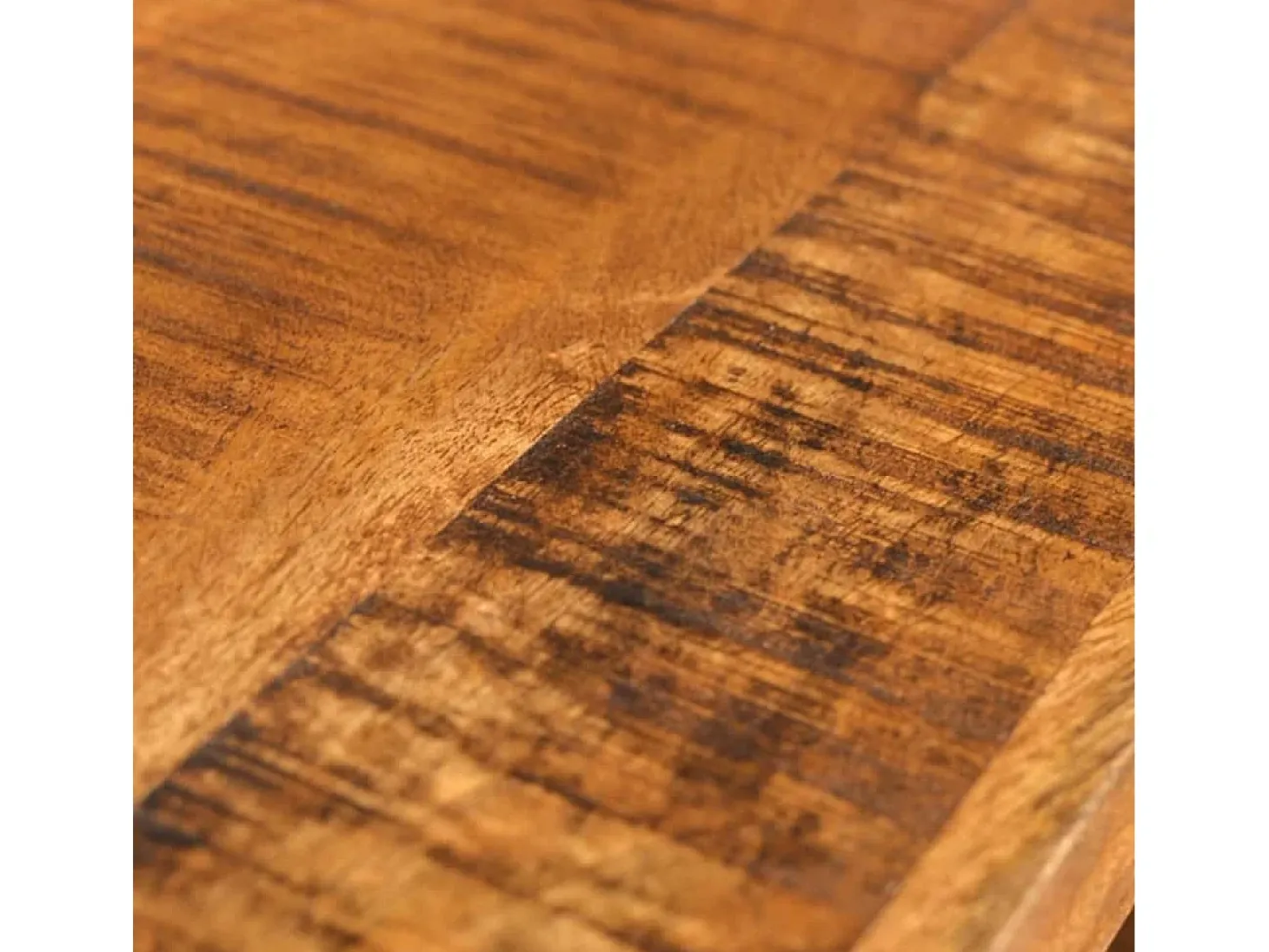 Set de 3 mesitas apilables de madera maciza de mango