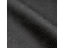 Set de 2 sillas de bar 75 cm en piel sintética gris/negro - Henrik