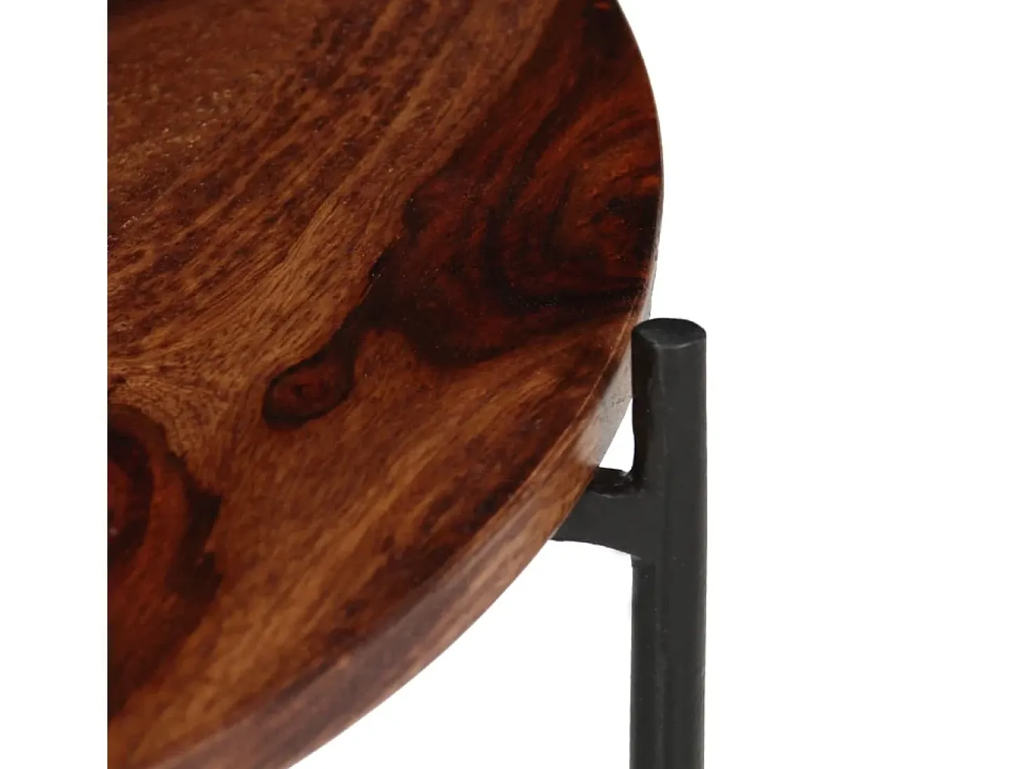 Set de mesas de centro 2 piezas madera maciza sheesham 60x35 cm
