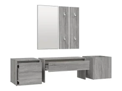 Set de muebles de recibidor madera contrachapada gris Sonoma ES683962