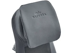 Silla de masaje de imitación de cuero - 3 modos e intensidades de masaje - Negro - APASIA