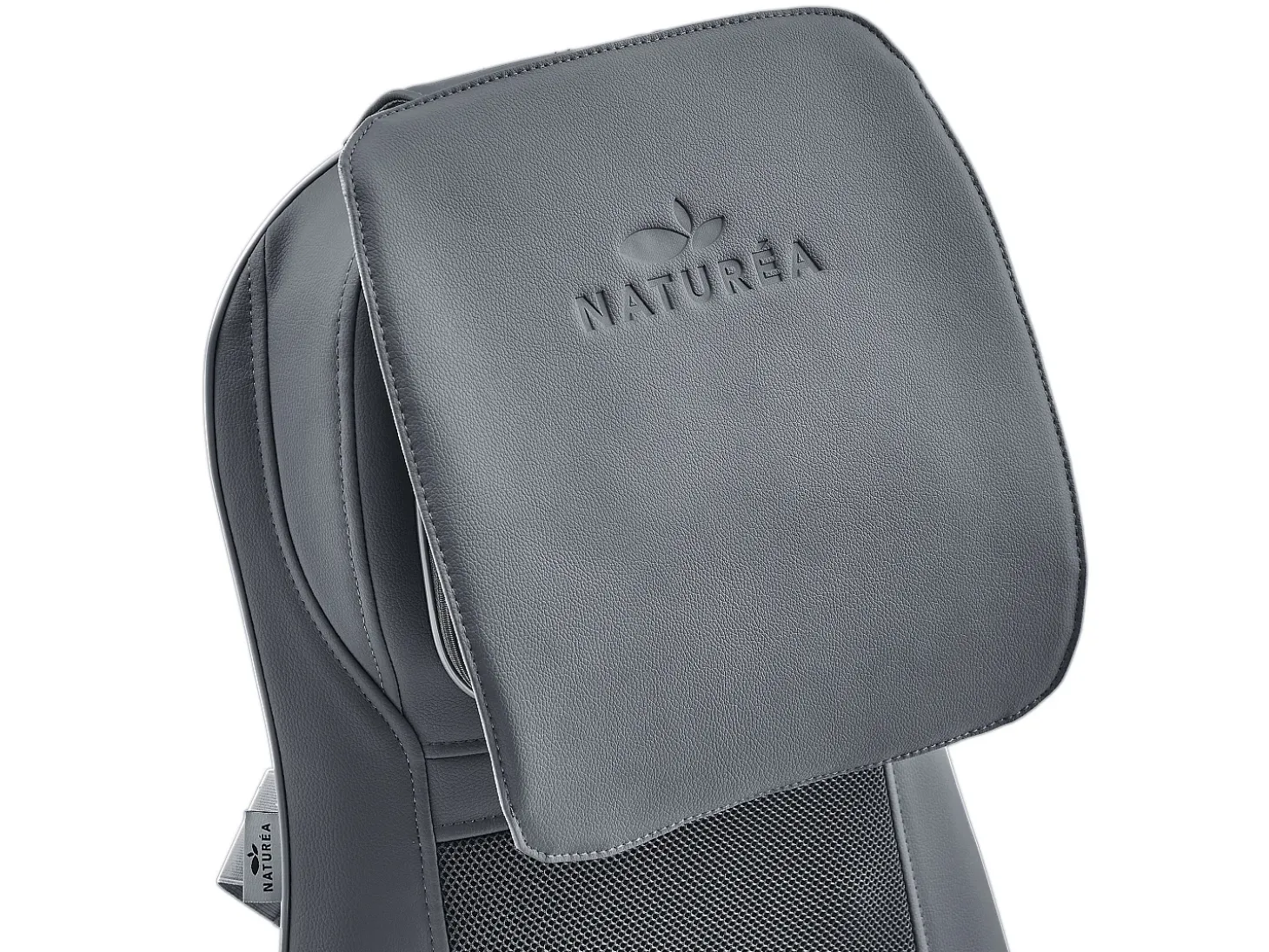 Silla de masaje de imitación de cuero - 3 modos e intensidades de masaje - Negro - APASIA