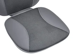 Silla de masaje de imitación de cuero - 3 modos e intensidades de masaje - Negro - APASIA