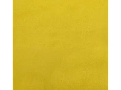 Silla de relajación con reposapiés terciopelo amarillo mostaza
