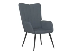 Silla de relajación con taburete terciopelo gris oscuro
