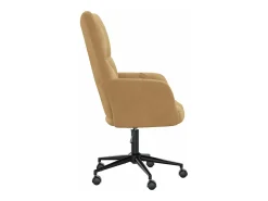 Silla de relajación de terciopelo marrón