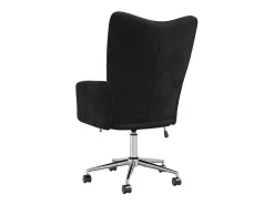 Silla de relajación de terciopelo negro