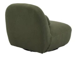 Silla giratoria 360° borreguito texturizada kaki oscuro