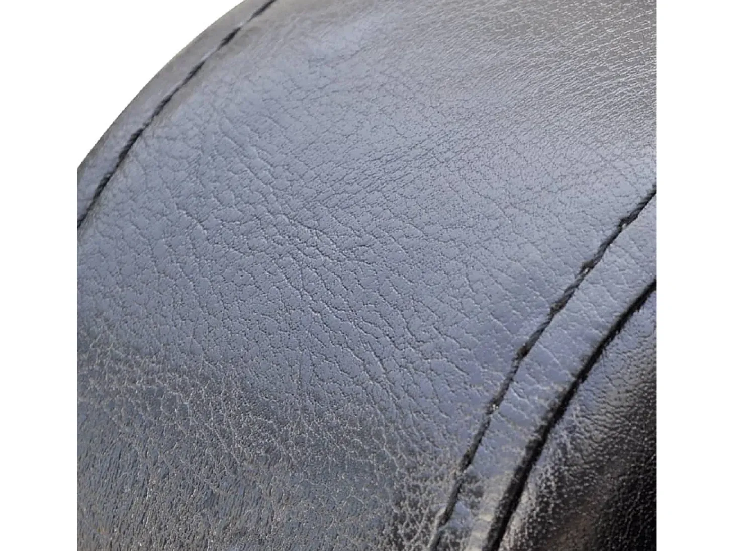 Sillón | Silla de cuero sintético negro SHL4441