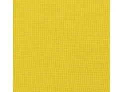 Sillón con taburete tela amarillo claro 60 cm