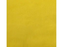 Sillón con taburete terciopelo amarillo 60 cm