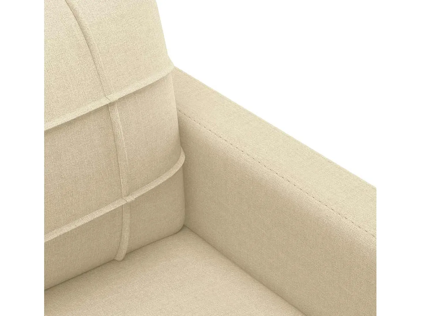 Sillón Crema 60 cm Tela