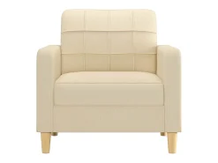Sillón Crema 60 cm Tela