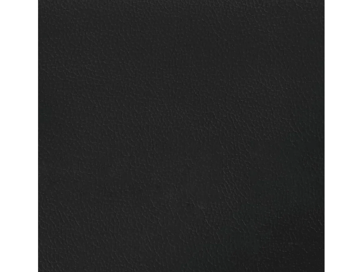 Sillón cuero sintético negro 60 cm