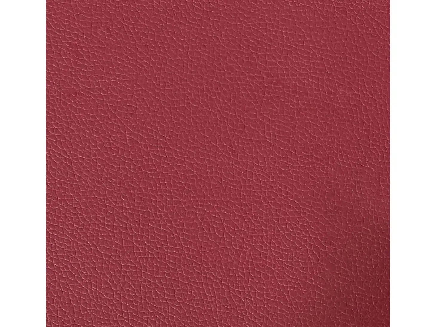 Sillón cuero sintético rojo tinto 60 cm