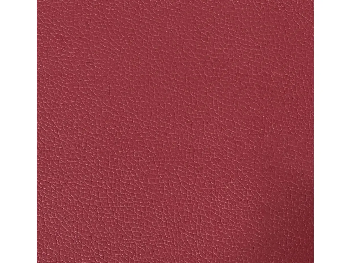 Sillón cuero sintético rojo tinto 60 cm