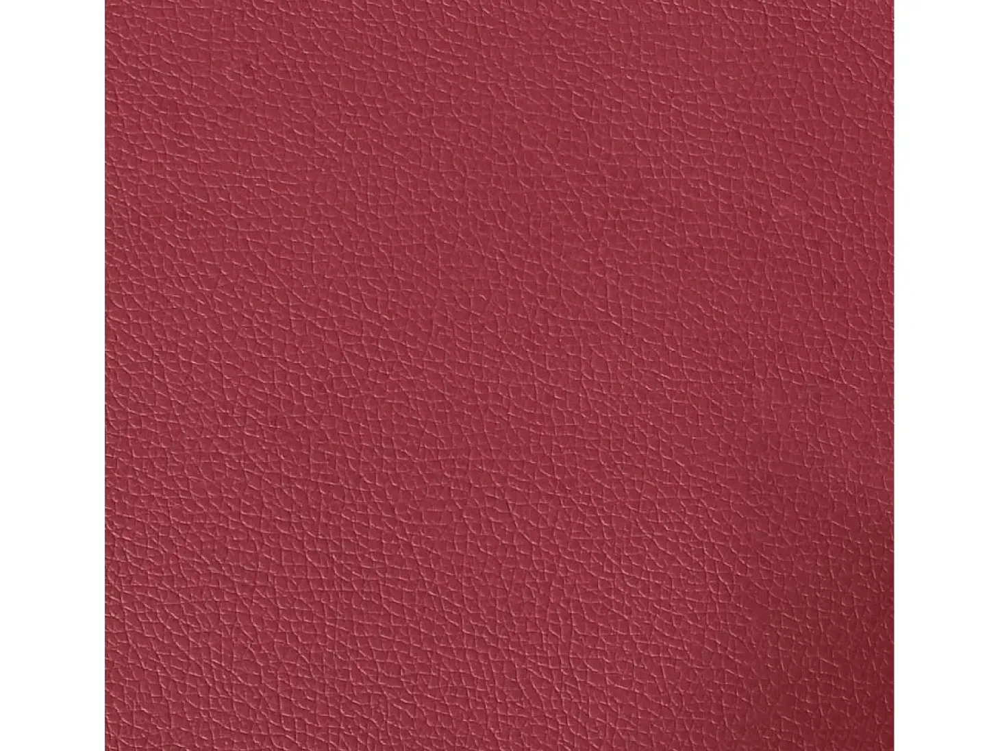 Sillón cuero sintético rojo tinto 60 cm