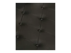 Sillón de aviador de cuero auténtico negro
