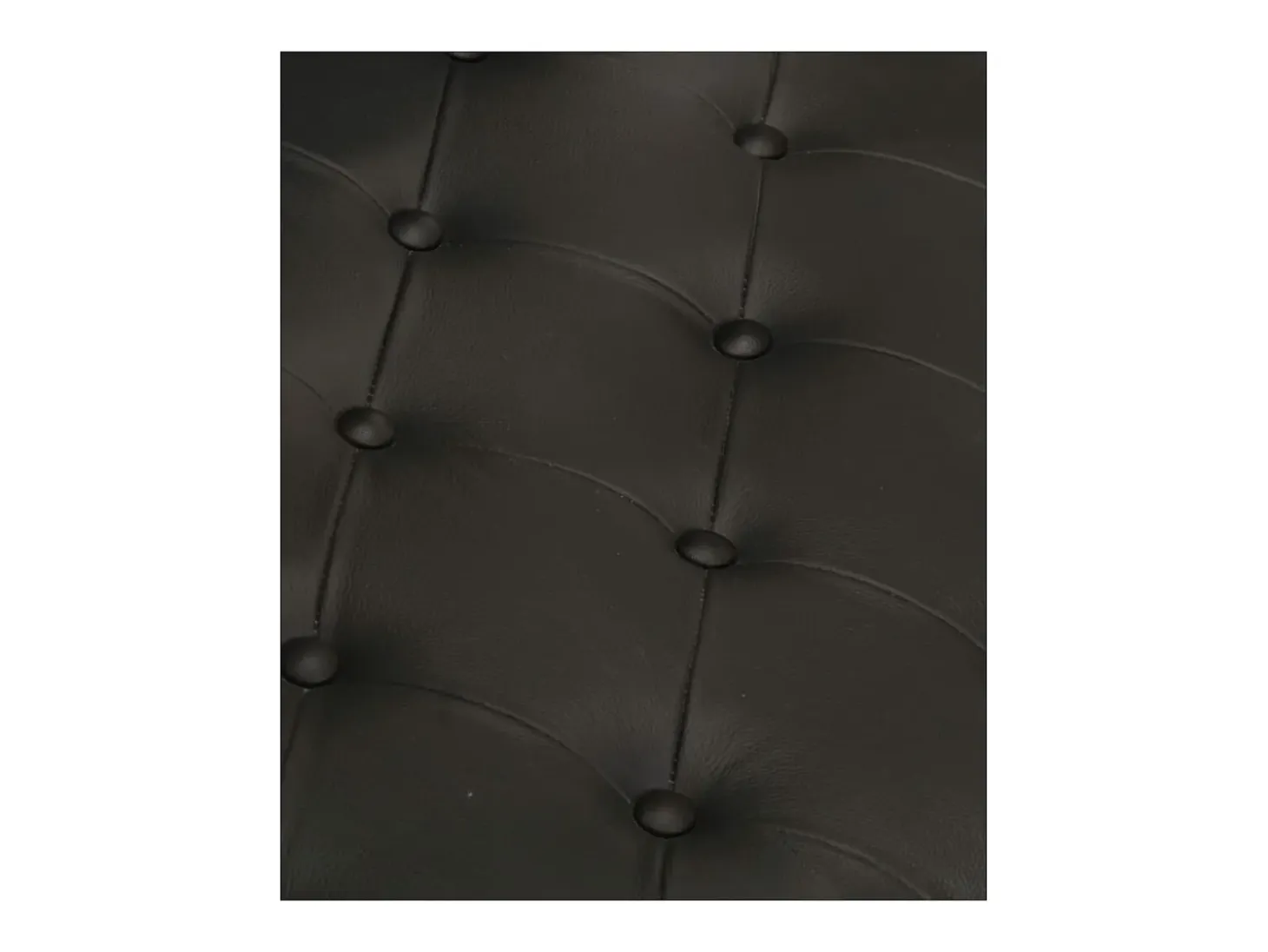 Sillón de aviador de cuero auténtico negro