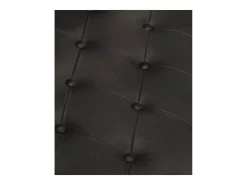 Sillón de aviador de cuero auténtico negro